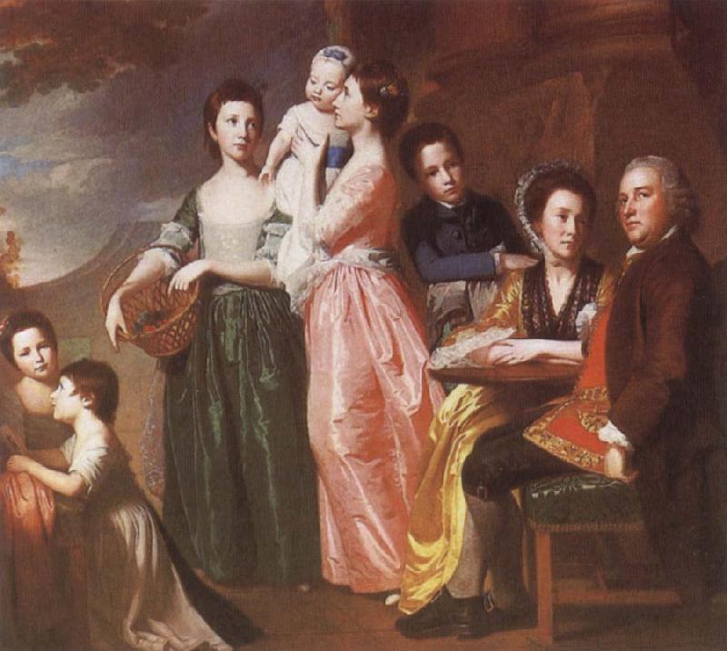 George Romney THe Leigh Family Germany oil painting art